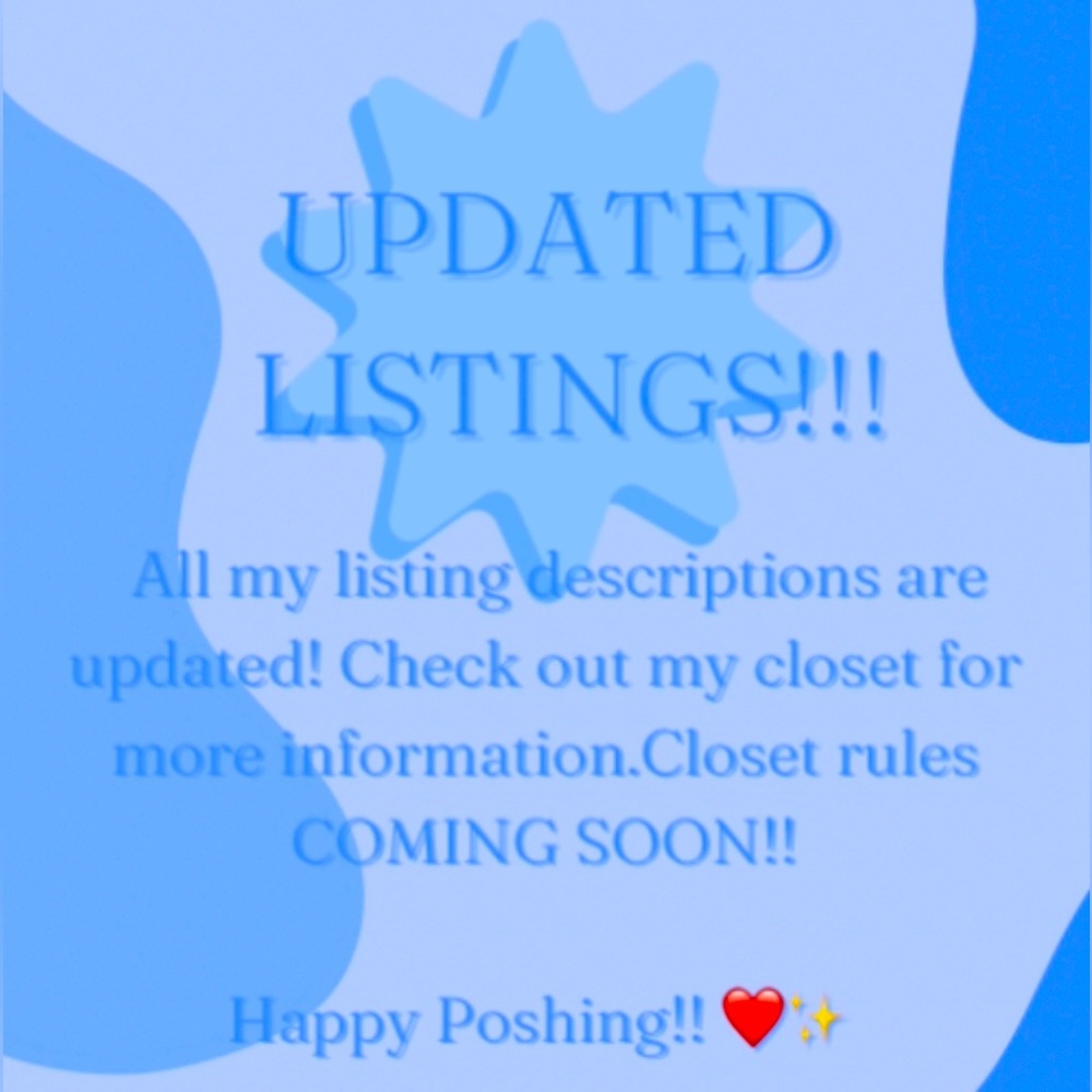 CLOSET UPDATED!!!
